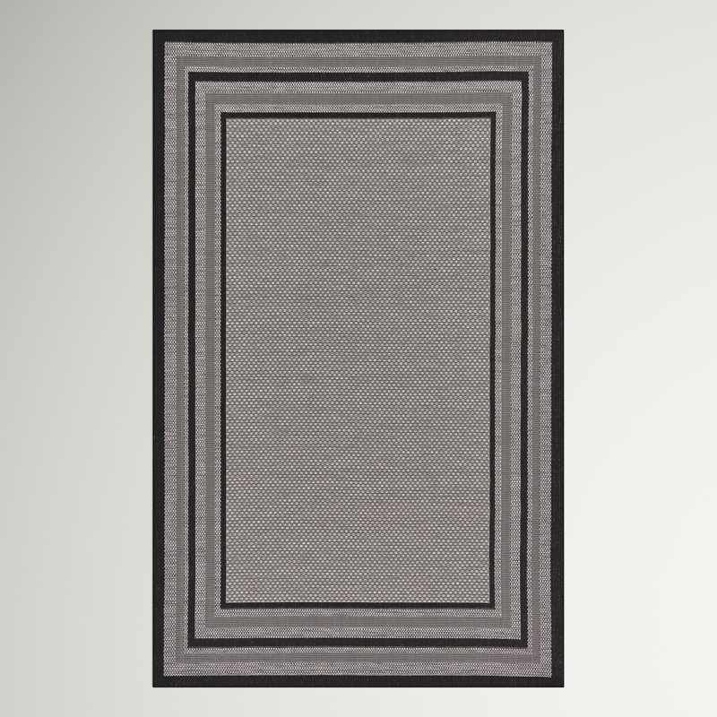 Stelios Geometric Indoor / Outdoor Rug, Rectangle 5'3" x 8'