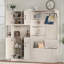 Armoire de vestibule multifonctionnelle avec rangement et crochets-658515724