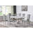 Katrell Rectangular Faux Marble Top Dining Table