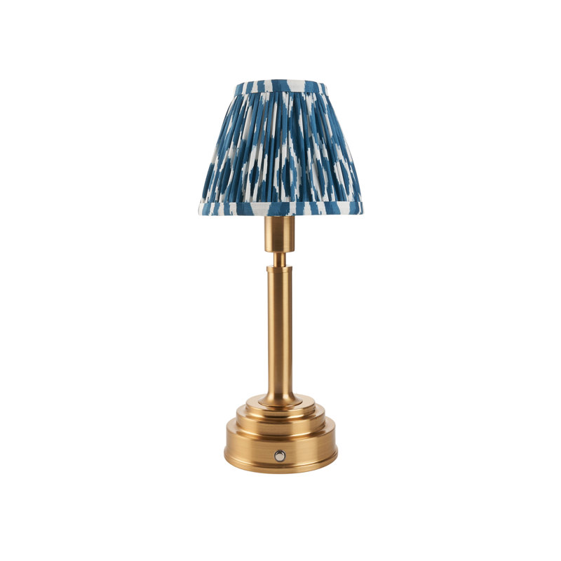 Upton Rechargeable Metal Table Lamp, Marlin Blue