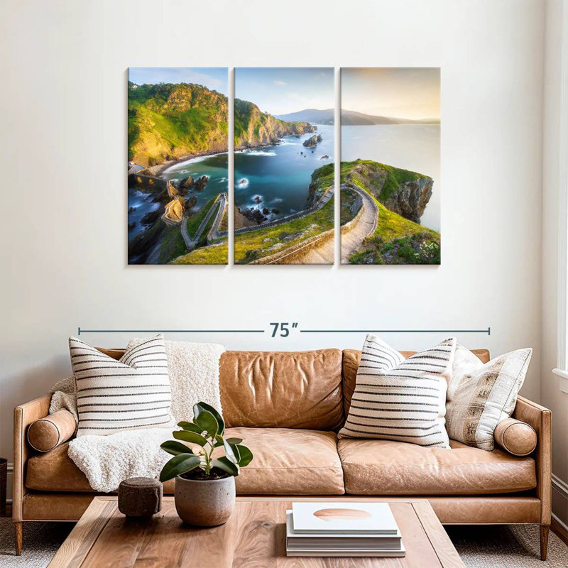 Alvord Gaztelugatxe Stairs, H 36 po x l 57 po