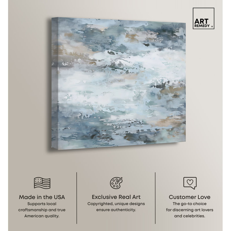 Large Fall Abstract Canvas Art in Rich Colors