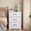 40cm W Solid + Manufactured Wood Bedside Table