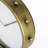 Waylon Modern & Contemporary No Numbers Metal Quartz Movement / Crystal Tabletop Clock-234366386