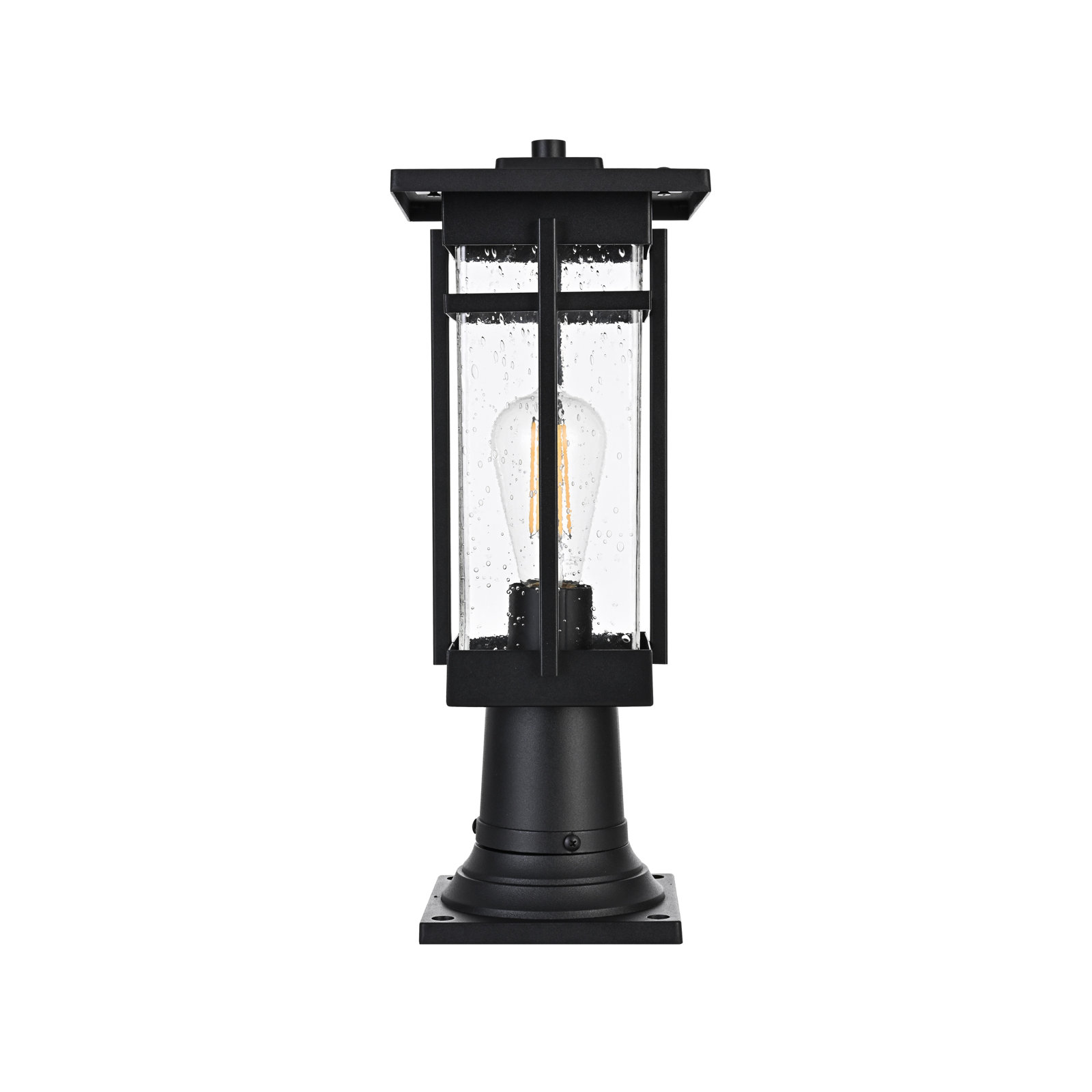 6.5" Iron Outdoor Post Light