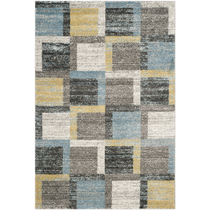 Tahoe Performance Geometric Rug, Rectangle 8' x 10'