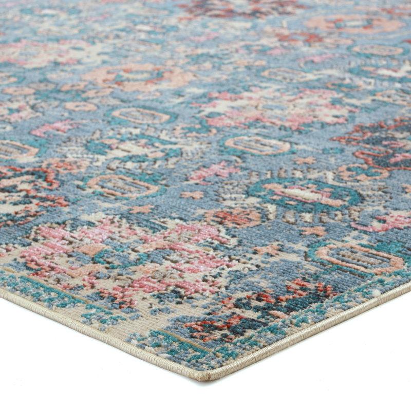 Forand Floral Indoor / Outdoor Rug, Rectangle 2'6" x 4'