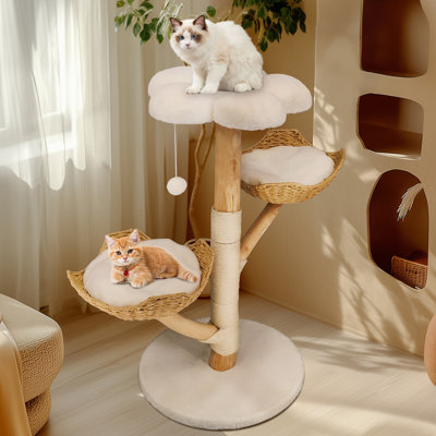 Alodie 111 cm H Cat Tree / Condo