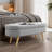 Ottoman Oval Storage Bench with Rubber Wood Legs-1049216486