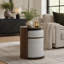 Table de bout combinée escamotable U-Can, multi-usage pour canapé de salon