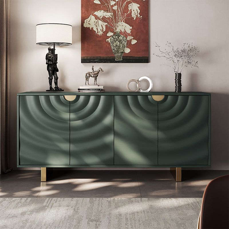 Armoire de rangement moderne et luxueuse, Vert