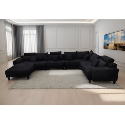 Mandey Upholstered Sectional Reversible