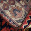 Tapis oriental multicolore en coton / laine fabriqué à la main 5 pi 4 po x 8 pi 8 po Oriental