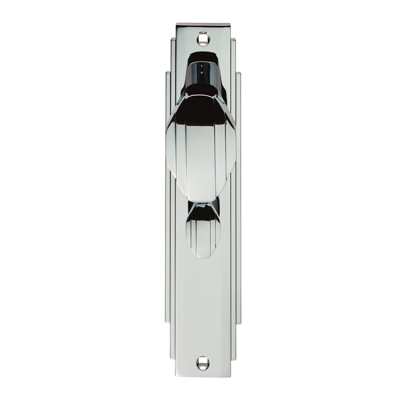 Bathroom Door Handle, Polished Chrome