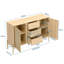 Audrius 120 Cm Wide 3 Drawer Sideboard