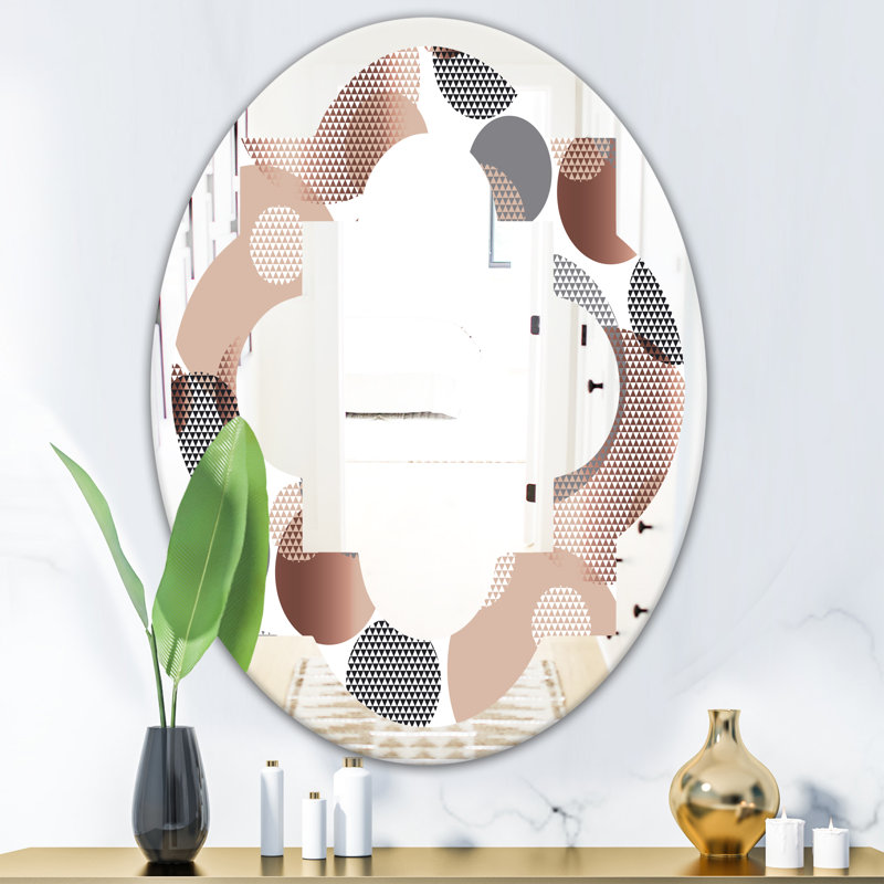 Miroir mural Quatrefoil, H 31,5 po x l 23,7 po