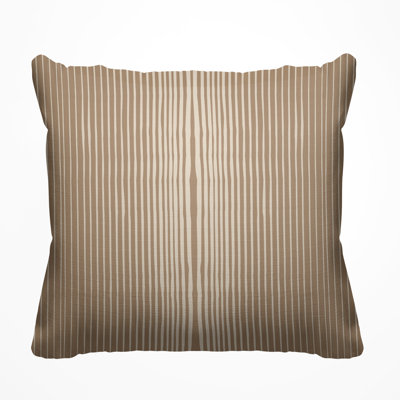 Ash Striped Indoor/Outdoor Throw Pillow