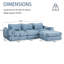Canapé modulaire Boneless-821828361