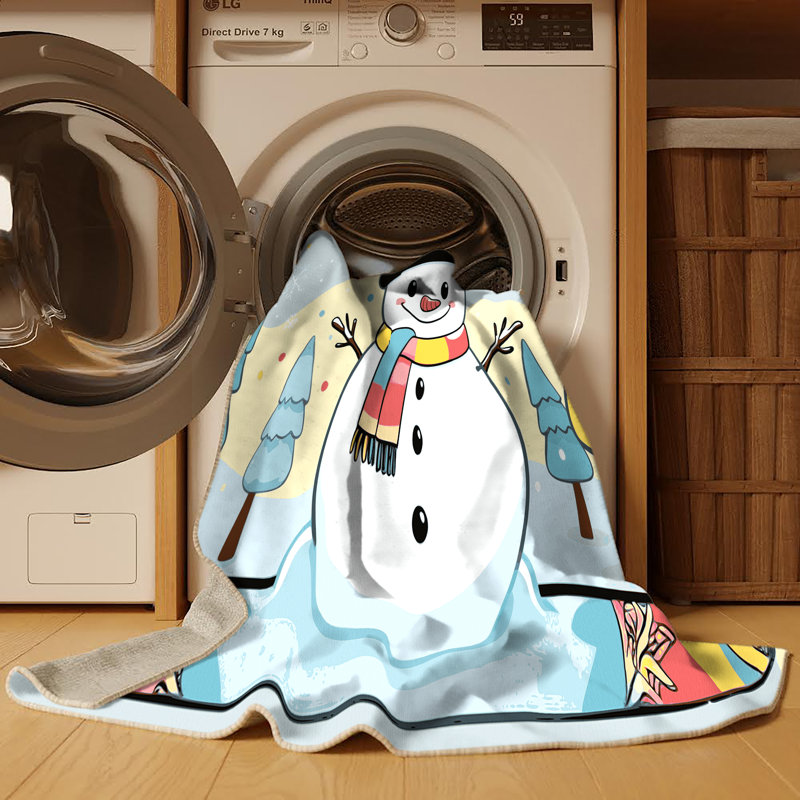 Tapis de Noël hiver lavable Ginza Six, Tapis de couloir 2 pi x 4 pi