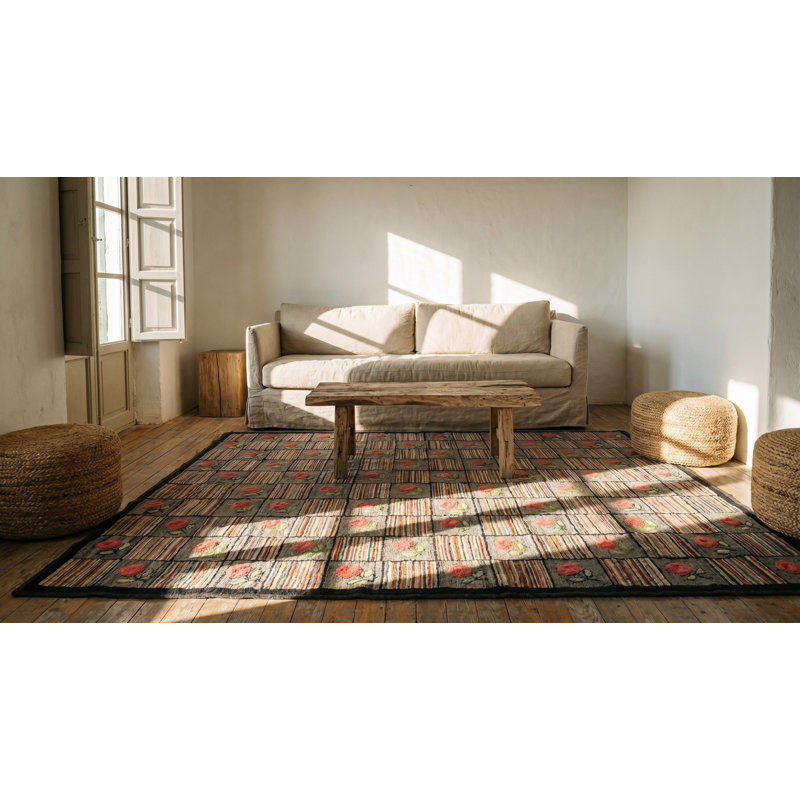 Tapis bouclé gris antique