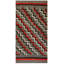 Exiting Chevron Deign Antique Navajo Long and Narrow Wool Gray Native American Rug