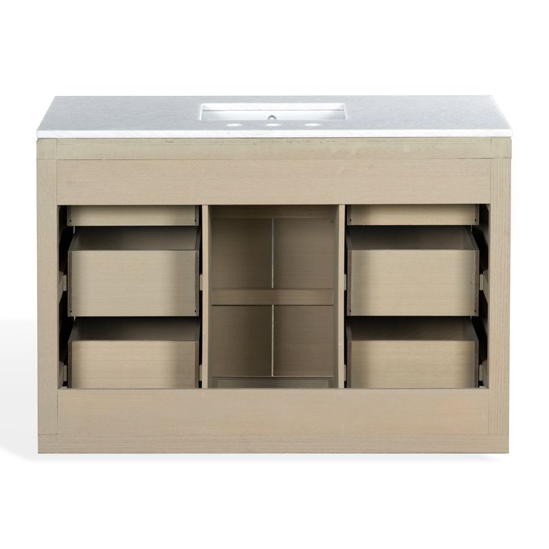 Meuble-lavabo simple 48 po Clairebeth, 48"