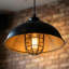 1 - Light Black Caged Pendant-328411777