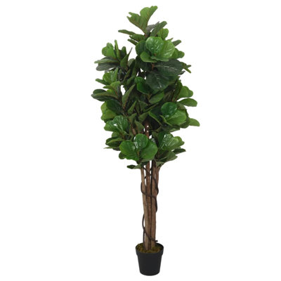 Faux Fiddle Leaf Fig Tree in Pot