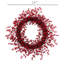 Grande couronne en soie 22 po Rosehip