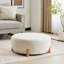 Repose-pieds rond blanc Modish-1200040108-1200040111