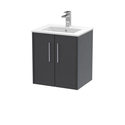 Juno 500mm Single Bathroom Vanity with Integrated Vitreous China Basin