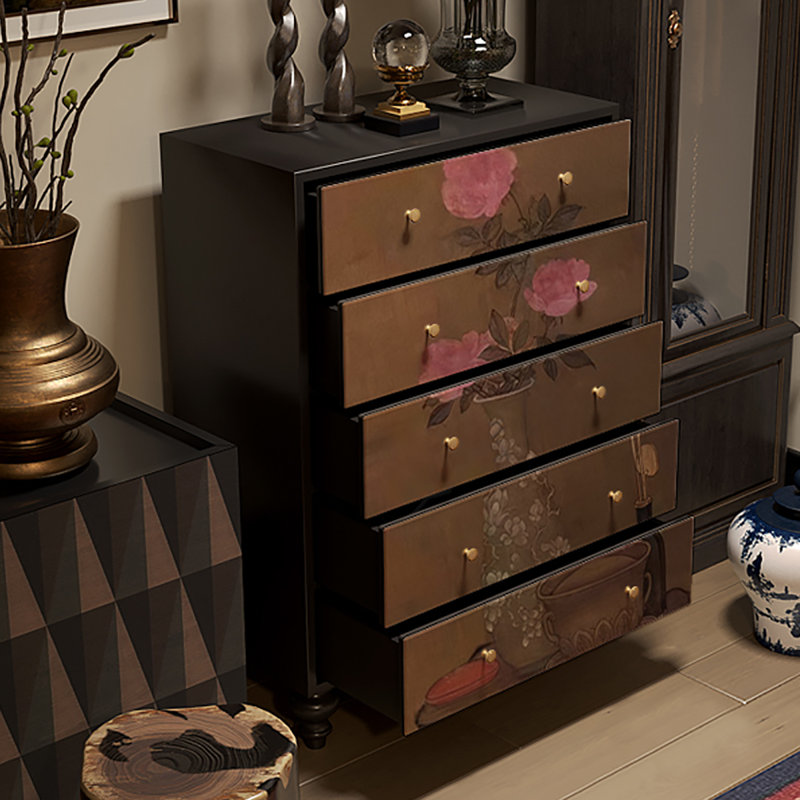 Armoire décorative de tiroir de rangement de chambre à coucher de salon