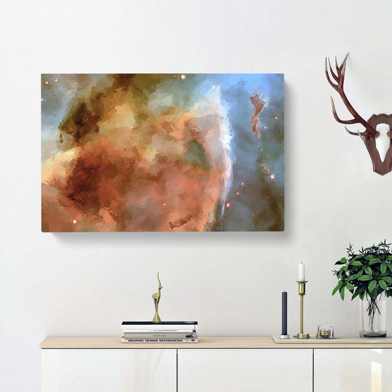 Universe Vol.40 In Abstract - Wrapped Canvas Painting, 35cm H x 50cm W x 3cm D