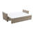 Brosius Pull-out Fabric Sleep Sofa-265415333-251882655-251882627