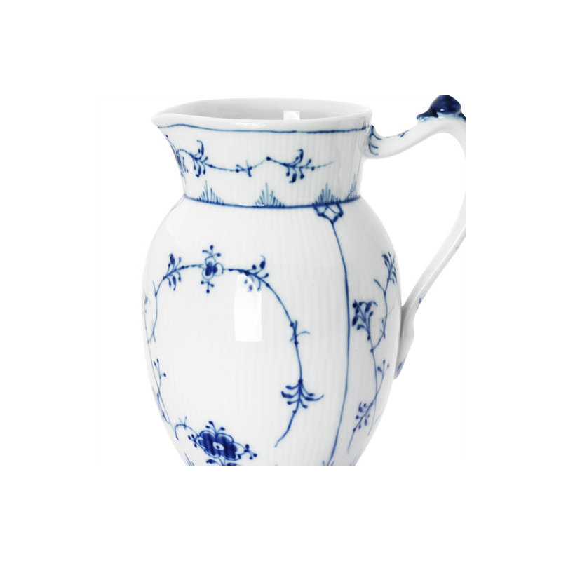 Royal Copenhagen Blue Fluted Plain Pitcher