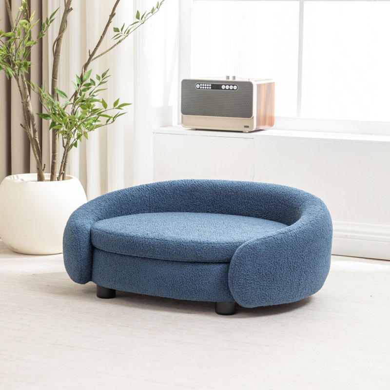 Lit pour chien Malcolm Elegant Rectangle, Marine