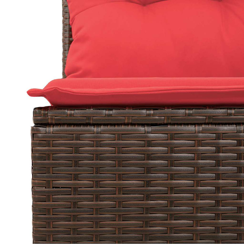 Wicker 5 - Person Garden Lounge Set with Cushions