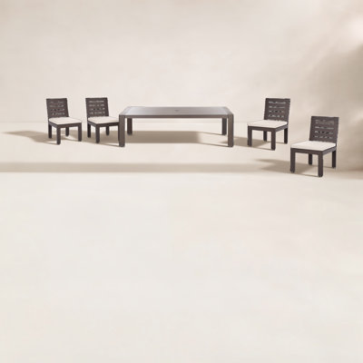Fash 4 Person Patio Dining Table Set