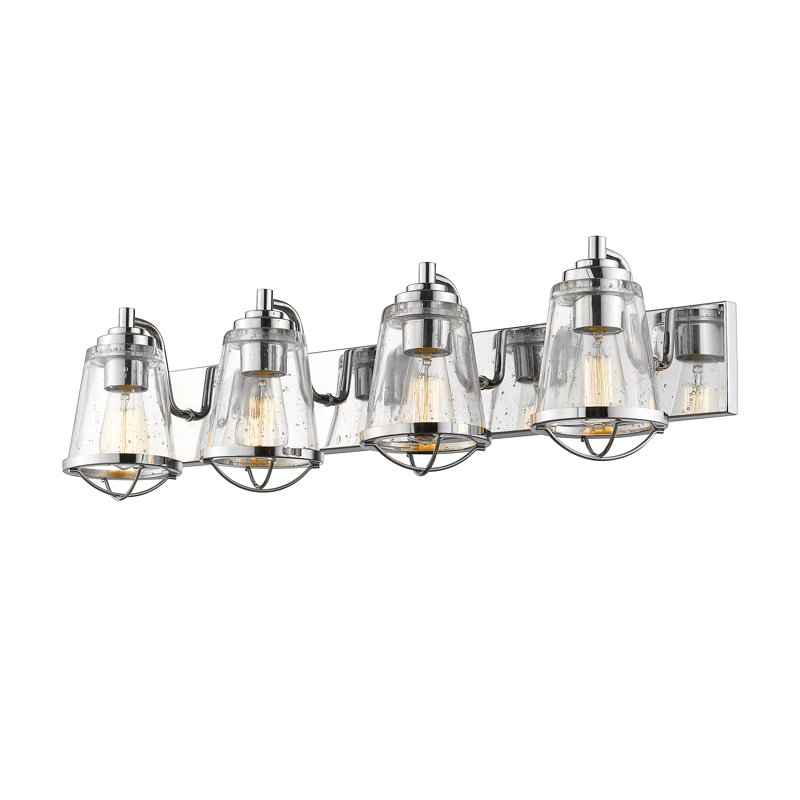Akshay 4 - Light Dimmable Vanity Light, Chrome