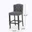 Tabourets à oreilles capitonnés en tissu-332045643-332870757