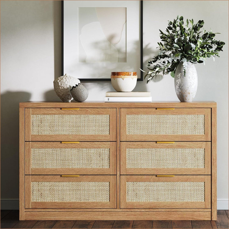133.9cm W 6 - Drawer Chest of Drawers