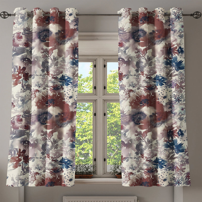 Aliff Semi Sheer Curtain Pair