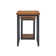 Sturminster 18" Wide Rustic Industrial Solid Wood Metal Frame 2 Piece Nesting Tables With Storage