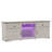 Tv Stand For 75 Inch Tvs, Entertainment Center With Storage Cabinets, Power Outlet & Led Light, Media Tv Console With Barn Doors For Living Room-1226266396