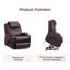 Fauteuil inclinable en polyuréthane Deonn 34-774397402