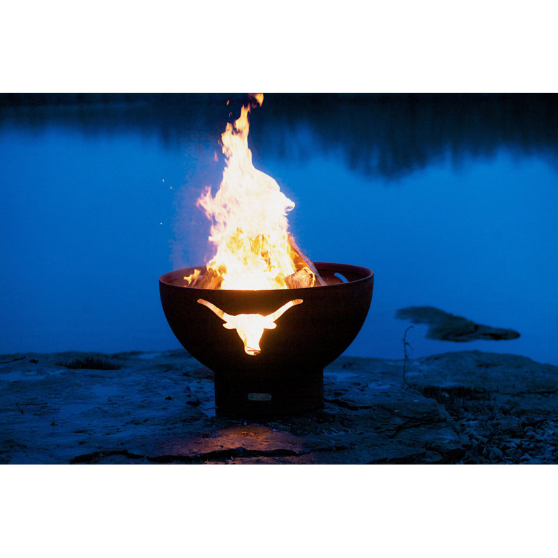 Longhorn Fire Pit, Wood Burning