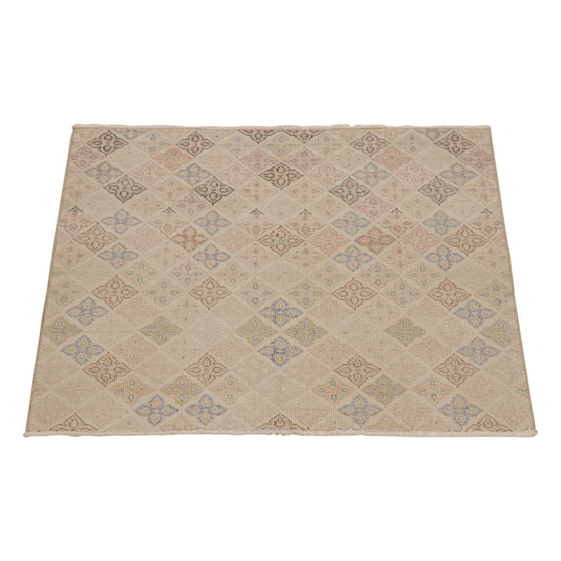 One-of-a-Kind 3'5" X 3'9" Hand Knotted Area Rug