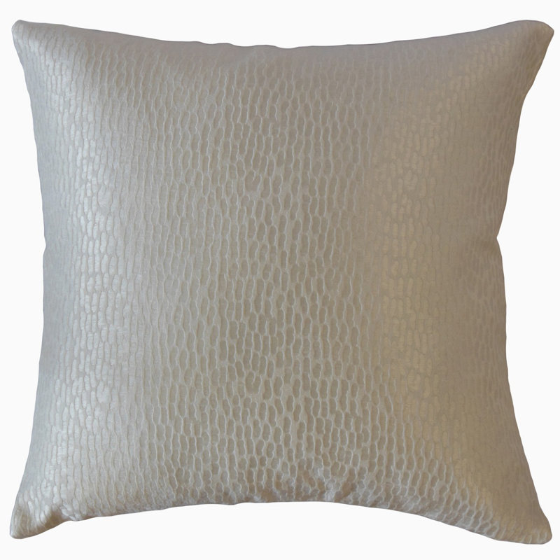 Oreiller uni Raimi, 22 po x 22 po, Coussin décoratif