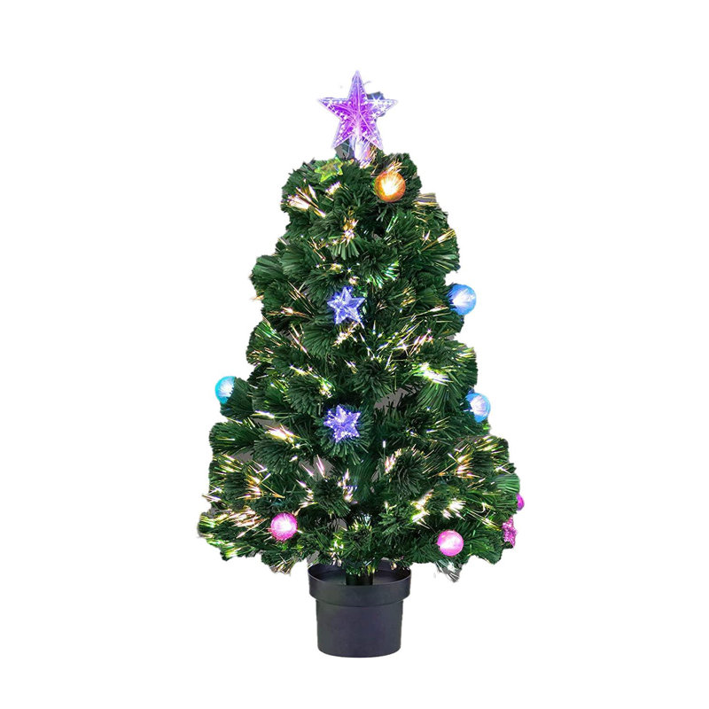 61cm H Lighted Artificial Christmas Tree