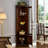 19.69"Retro Solid Wood Rectangular Corner Cabinet
